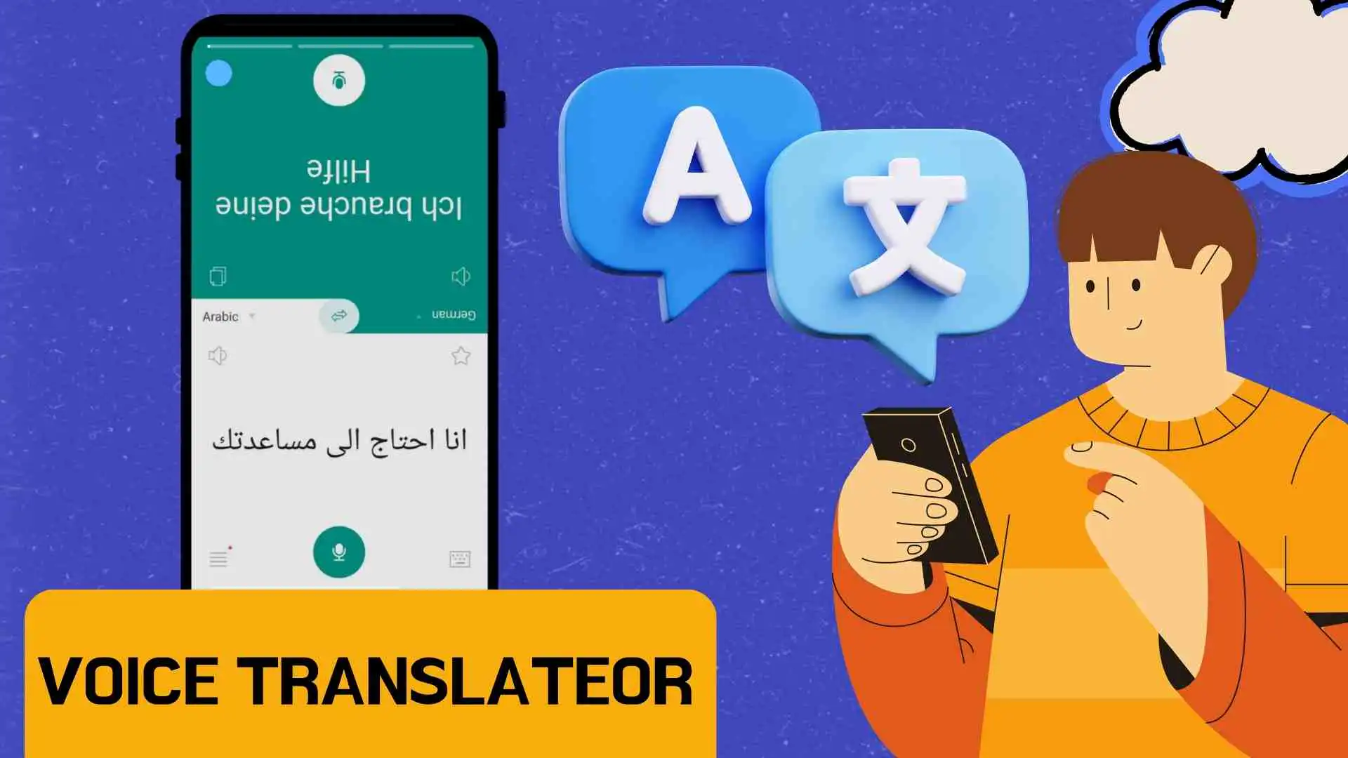 Deutsche Arabisch translator App und mehr als 100 Sprachen weltweit in deine Handen